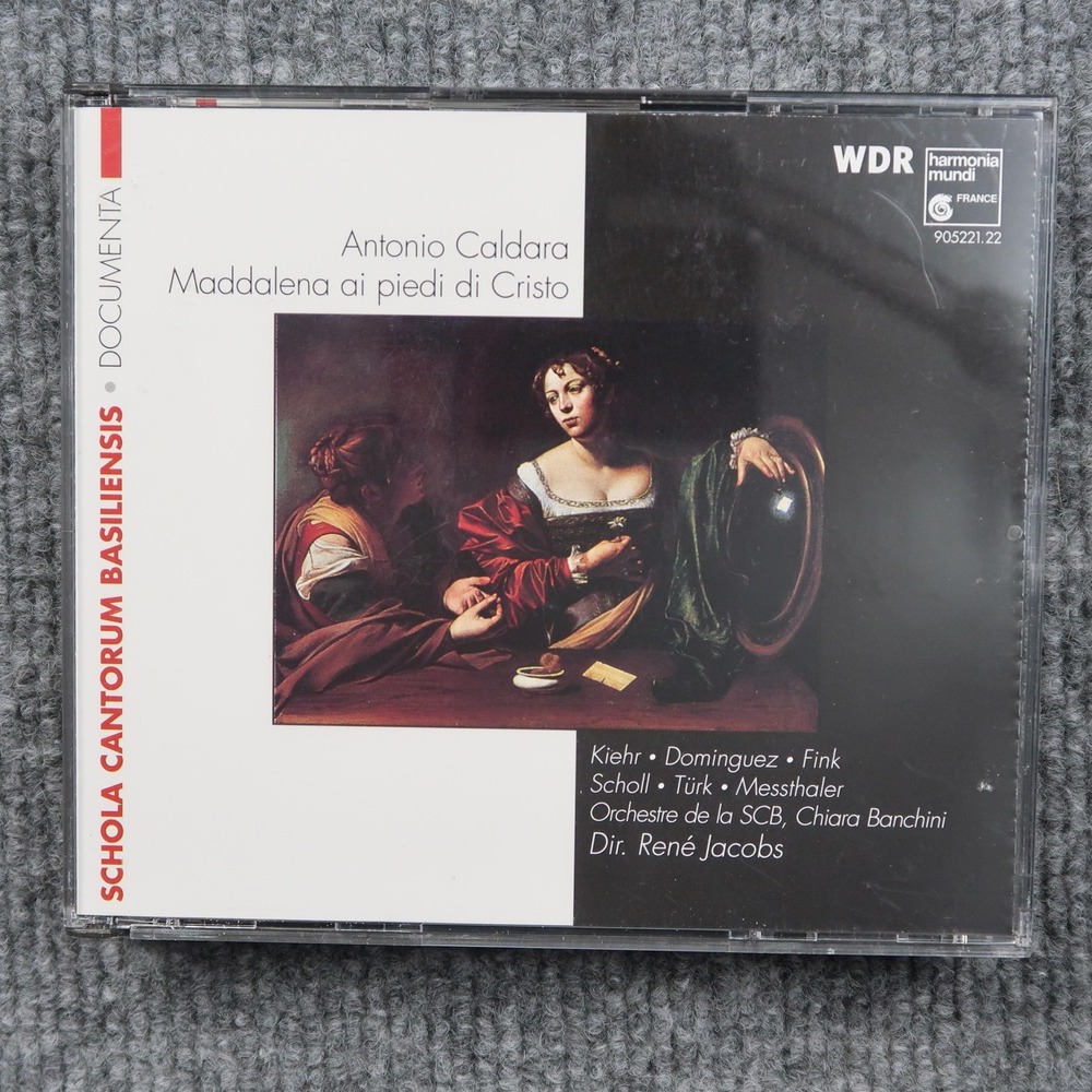 Antonio Caldara CD Maddalena Ai Piedi Di Cristo Harmonia Mundi Baroque 1996